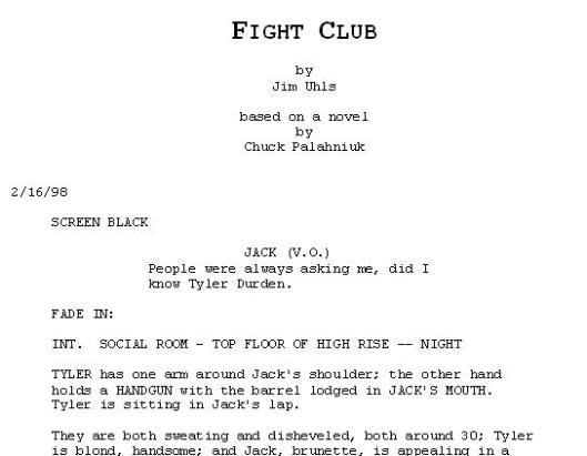 Script-Fight-Club